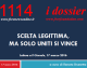 Dossier 1114 – Scelta legittima, ma solo uniti si vince (R. Brunetta per ‘Il Giornale’)