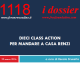 Dossier  1118 – DIECI CLASS ACTION PER MANDARE A CASA RENZI
