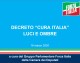 DECRETO “CURA ITALIA”: LUCI E OMBRE