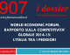 WORLD ECONOMIC FORUM, RAPPORTO SULLA COMPETITIVITA’ GLOBALE 2014-15: L’ITALIA TRA I PEGGIORI