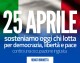 25 aprile: Brunetta, “Uniti a chi oggi lotta per la libertà e la pace, come gli italiani 77 anni fa”